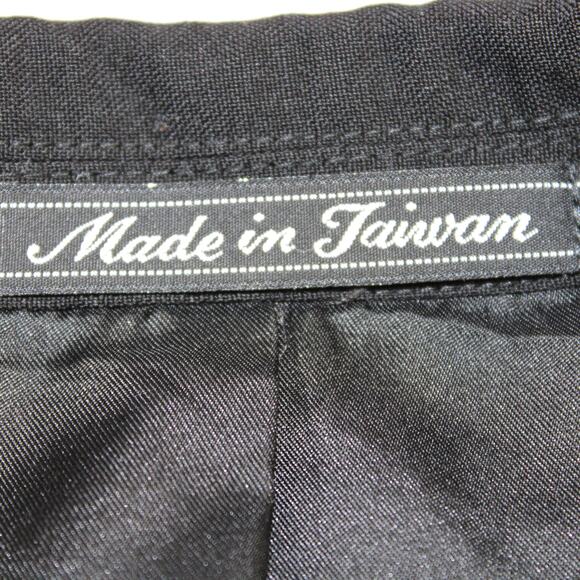 Cricketeer Mens 39L Long Dinner Jacket Blazer Satin Lapel Black 100% Wool - Picture 10 of 10